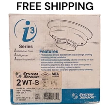System Sensor 2WT-B Fire Alarm Photo + Thermal Detector (NEW IN BOX)
