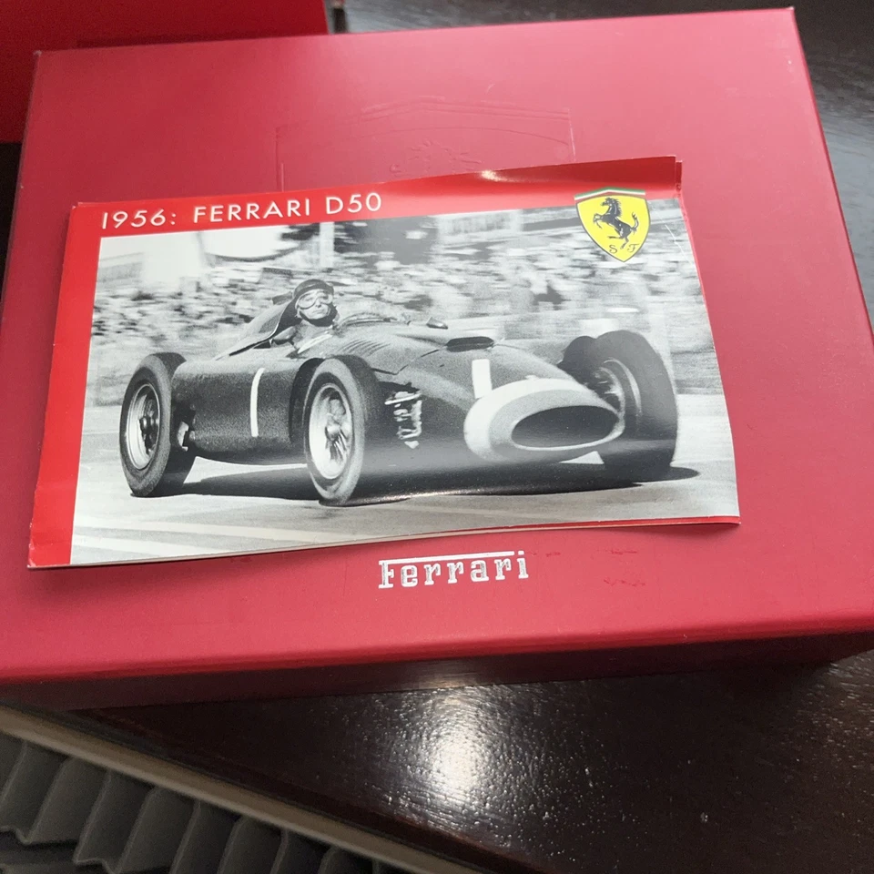 Hot Wheels F1 1/43 Scale Diecast SF01/56 - 1956 Ferrari D50 #1 - JM.Fangio - Image 4 of 4