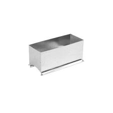 Register Box Saddle Galvanized Steel from Pipe to Register Grille 10 In. X 4 In.
