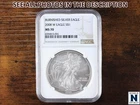 NobleSpirit (JM) Stunning 2008 W Burnished American Silver Eagle .999 NGC MS 70