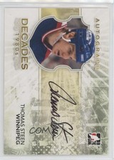 2010-11 ITG Decades 1980s Auto Thomas Steen #A-TS Auto 2du