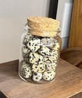 Dalmatian Jasper Polished Tumbles - Clear Glass Jar Included  — photo 3