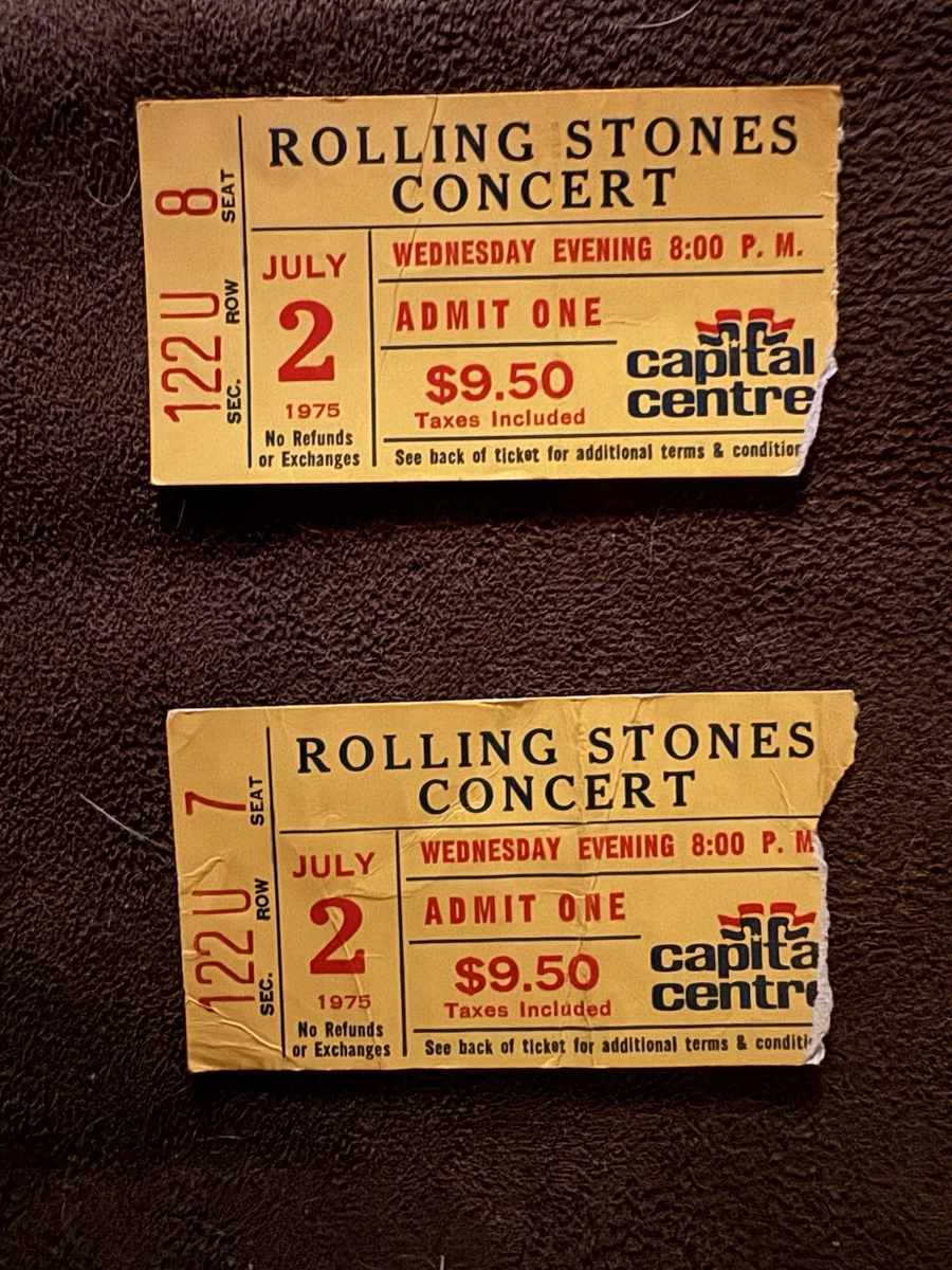 Rolling Stones 8:00 PM Concert Tickets for sale | eBay