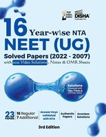 Disha Experts | 16 Year-Wise Nta Neet (Ug) Solved Papers (2022 - 2007) With...