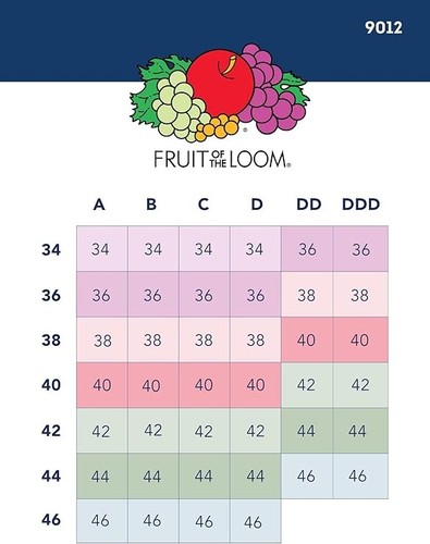 Fruit of the Loom 4 Pack Women's Tank Style Cotton Sports Bra, 1 inch, Size 38 - Picture 6 of 9