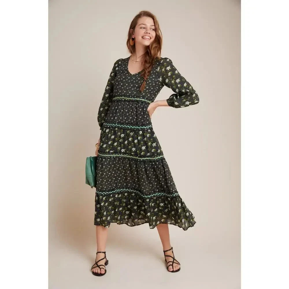Anthropologie Floral Maxi Dresses for Women for sale | eBay
