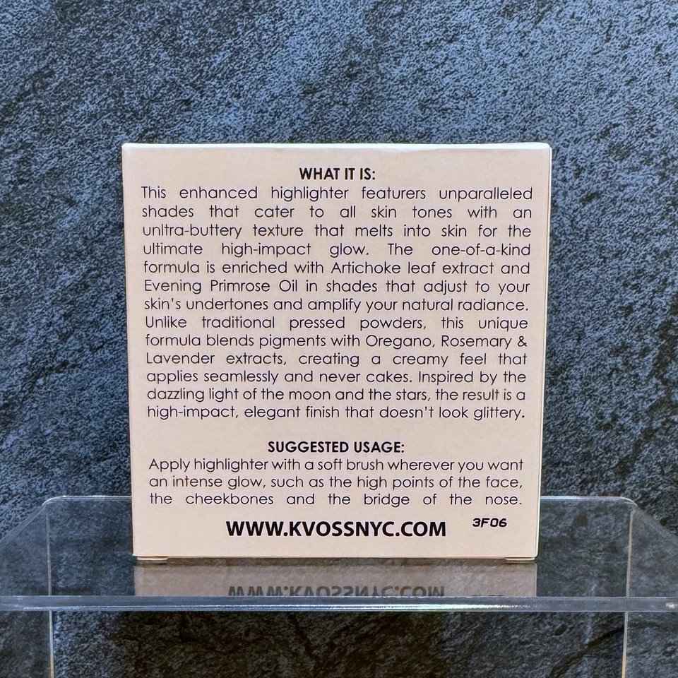 K VOSS Fairy Dust Pressed Highlighter Moonlight/Starkissed 8 g/0.282 oz BNIB - Image 3 of 3