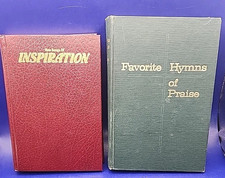2 SONGBOOKS -Favorite Hymns of Praise Hymnal 1970 INSPIRATION 11 HB USA GOOD