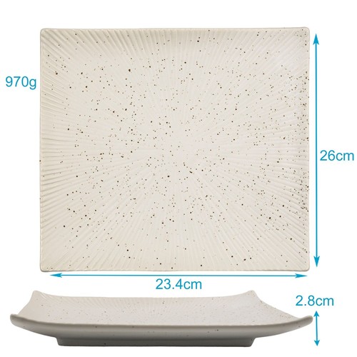 4x Sushi Platte Servier Teller Porzellan 26 x 23.4 x 3.8 cm Japanisches Geschirr - Bild 2 von 5