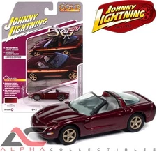 JOHNNY LIGHTNING 1:64 JLSP387B 2003 CHEVROLET CORVETTE 50TH ANNIVERSARY (RED)