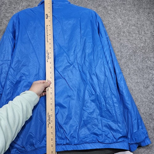 K-WAY Reversible Jacket Hidden Hood Blue Gray Warm Reversible XL Slm Fit - Picture 7 of 9