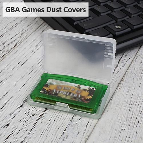 100 Lot Clear Cartridge Cases Nintendo Game Boy Advance GBA Games Dust Covers - Picture 8 of 13