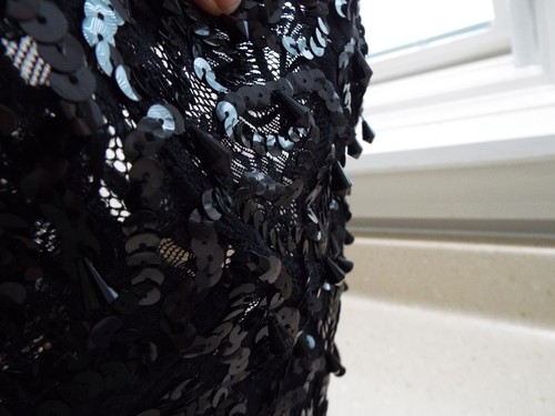 1990’s | DKNY | Sequined and Beaded Bustier | Size M - Picture 9 of 17