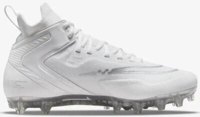 Nike Alpha Huarache 8 Elite White Metallic Silver for Sale 