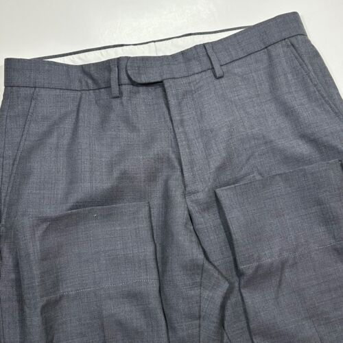J. Crew Bowery Wool Dress Pants Slim Fit Gray Career Mens 30x32 - Picture 3 of 10