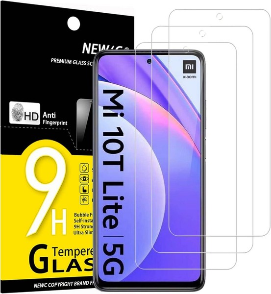 Panzer Schutz Glas Xiaomi Mi 10T Lite 5G 3 StüCk 9H HäRte Displayfolie-image