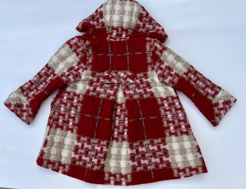 Burberry EUC Auth Girls Toodler Check Wool coat Gorgeous Sz 3Y - Picture 9 of 13