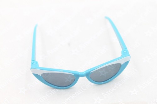~American Girl Melody's Sunglasses~ Accessory Blue Cat-Eye 1960's Glasses Melody - Picture 5 of 7