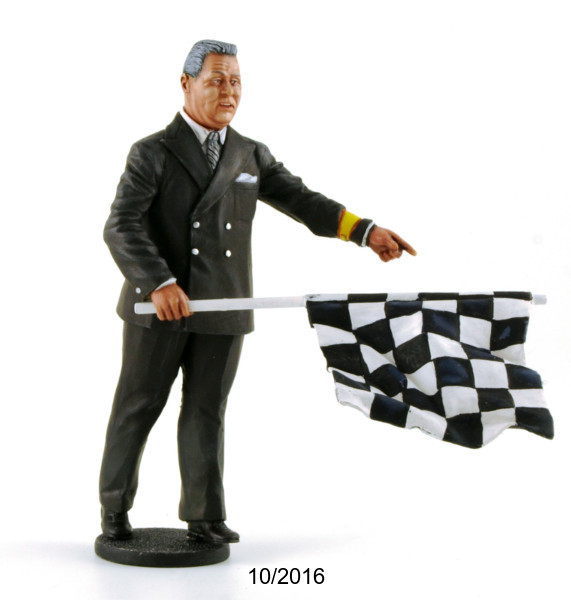 Миниатюры Ле-Мана 50-х-70-х годов, фигурка директора гонки 1/18 из смолы FLM118022