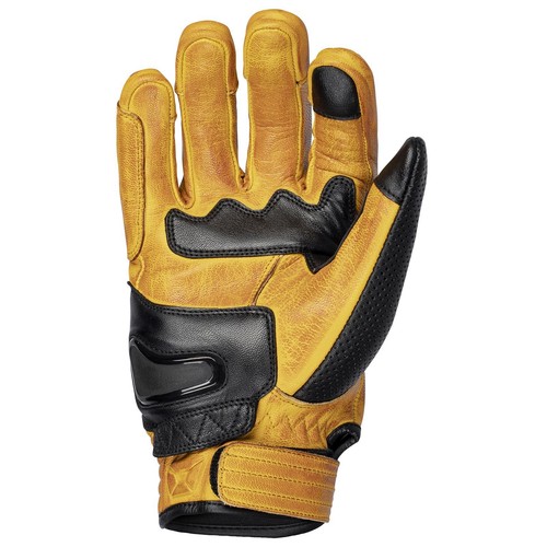 Cortech Bully Short Cuff Leather Gloves - Gold/Black - XS 8360-0195-03 - 第 2/4 張圖片