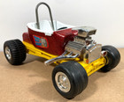 Vintage 1970s Tonka T's Mini Bucket Roadster Hot Rod Car 6" Pressed Steel