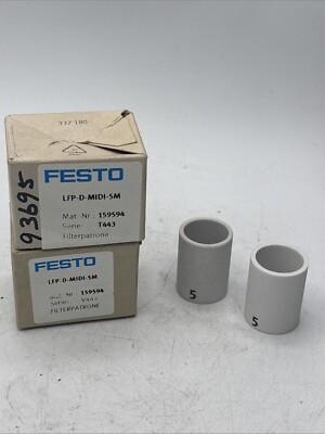 Festo LFP-D-MIDI-5M 159594 Filterpatrone Lot Of 2