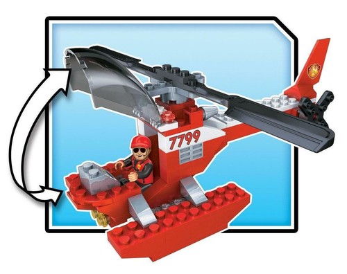 Mega Bloks Fire Station Bonus Set 1500+ Pieces 5 Figures 4 Vehicles Blok Squad - Picture 6 of 8