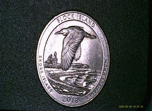 2018-P Block Island Die Chip REV RARE Error coin - Picture 5 of 6