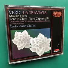 Verdi LA TRAVIATA 2x CD Royal Opera House Covent Garden Fregni Cioni Cappuccilli