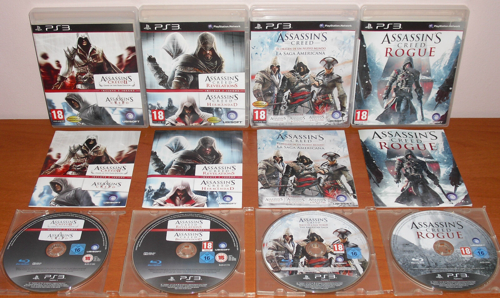 Assassin's Creed Collection (Heritage,La Saga Americana,Rogue) PS3