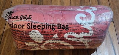 Chick Fil A Indoor Sleeping Bag Sandwich Bag New Sealed Package 
