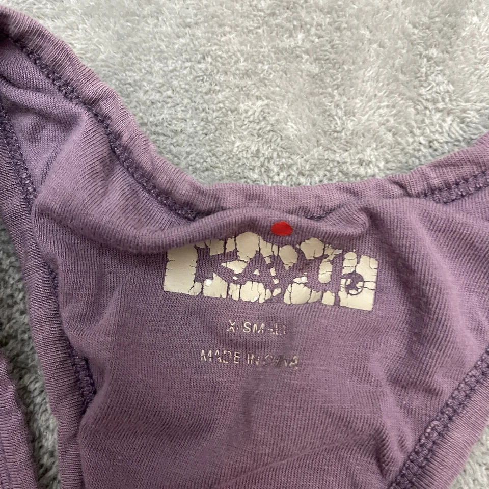 Camiseta sin mangas Kavu para mujer, sujetador incorporado púrpura talla XS Foto 4 de 4