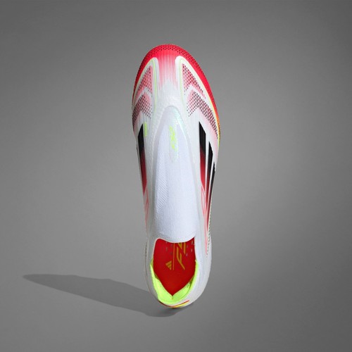 TACCHETTI CALCIO ADIDAS F50 ELITE SENZA LACCI FG COLORE BIANCO/NERO IE1214 TAGLIE UOMO - Foto 2 di 17