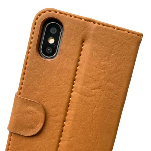 Apple iPhone X oder XS Schutzhülle Cover Case Etui Tasche Handy Smartphone Leder - Picture 4 of 12