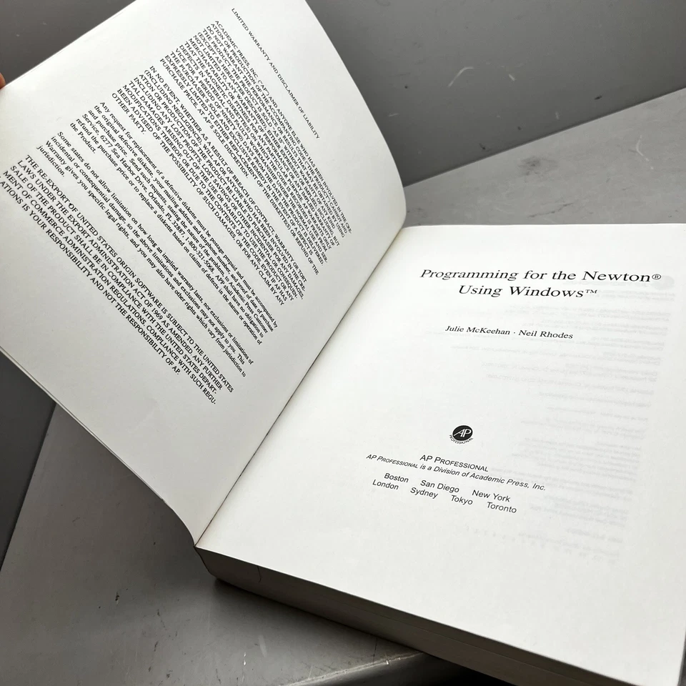 Programación de The Newton Usando Windows Book + Juego de Discos CD-ROM Nueva Guía Manual De Colección Foto 4 de 4