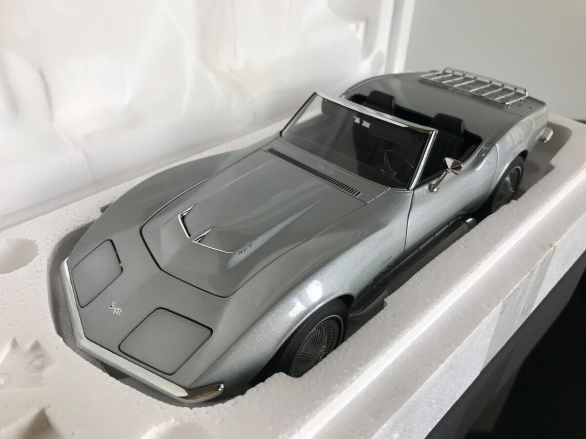 1:18 AUTOART 1969 CORVETTE STINGRAY CONVERTIBLE SILVER | eBay 1:18 AUTOART 1969 CORVETTE STINGRAY CONVERTIBLE SILVER | eBay
