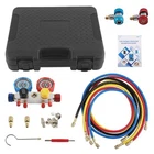 Air Conditioning AC Diagnostic A/C Manifold Gauge Tool Kit Refrigeration Set new