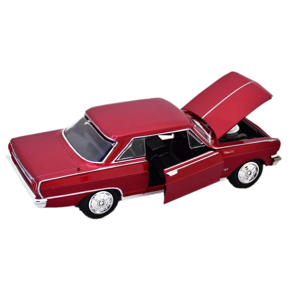 Chevy Nova SS 1964 Rosso Red Newray New Ray 1:24 Nuovo 1/24 - Immagine 3 di 3