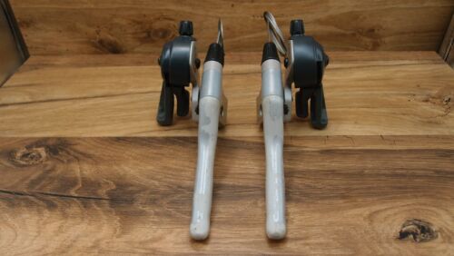 1990's brake levers & shifters Shimano Exage ST-M050 VIA Japan 3 x 7 speed - Picture 1 of 11