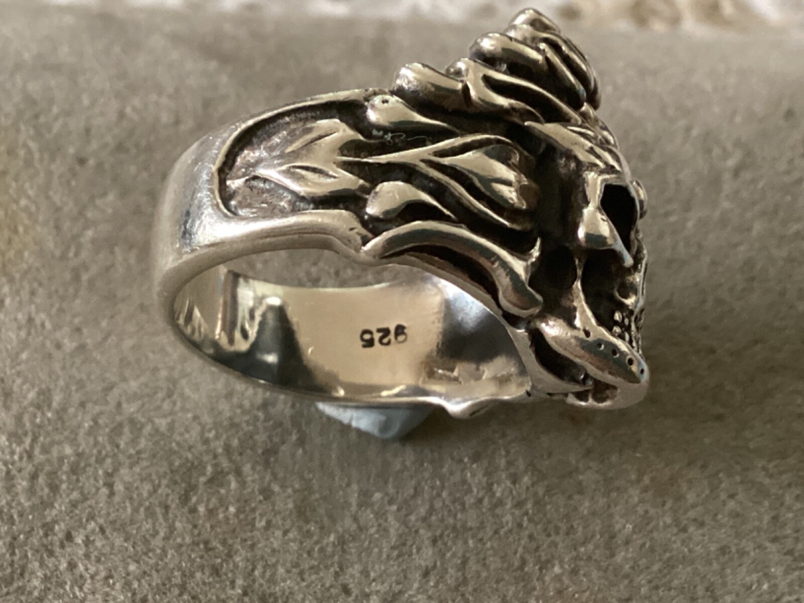 Wonderful Solid Sterling Heavyweight Detailed Sku… - image 9