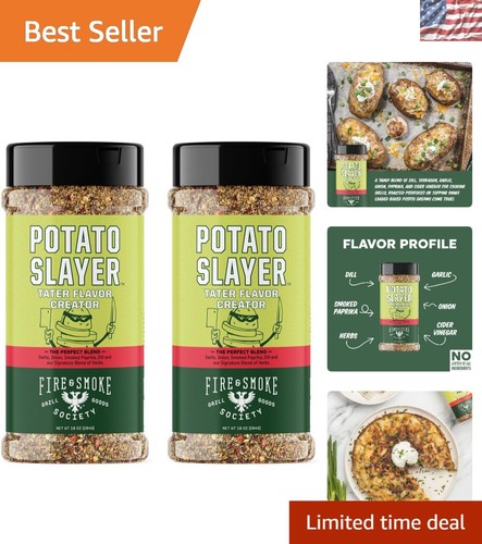 Kartoffelslayer 2er Pack Gewürz | Glutenfreie Mischung für perfekten Grillgeschmack