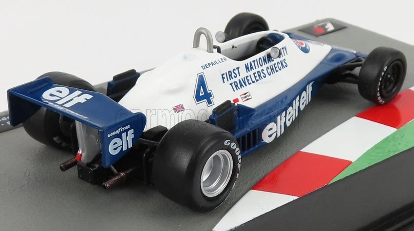 MODELLINO AUTO STATICO DIECAST TYRRELL F1 008 #4 1978 PATRICK DEPAILLER 1/43 - Immagine 2 di 4