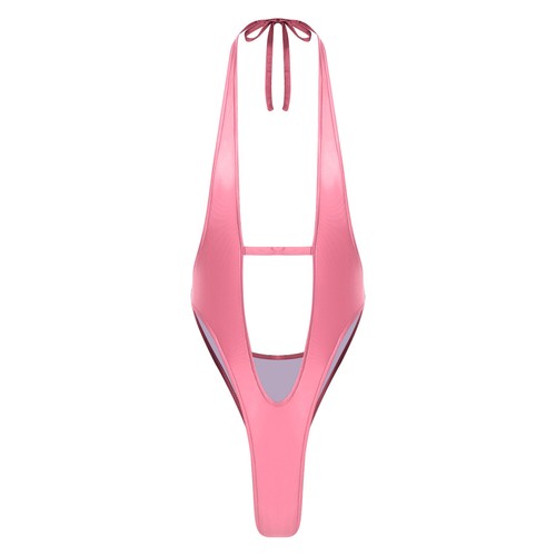 Women Extreme Swimwear One Piece Monokini Backless Sling Shot Swimsuit Lingerie - Picture 48 of 94