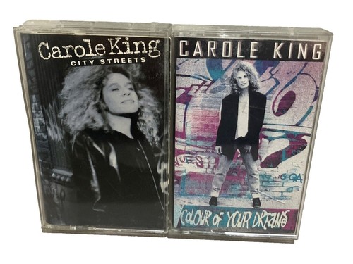 Carole King Cassette Lot Of 2 City Streets & Colour of Your Dreams