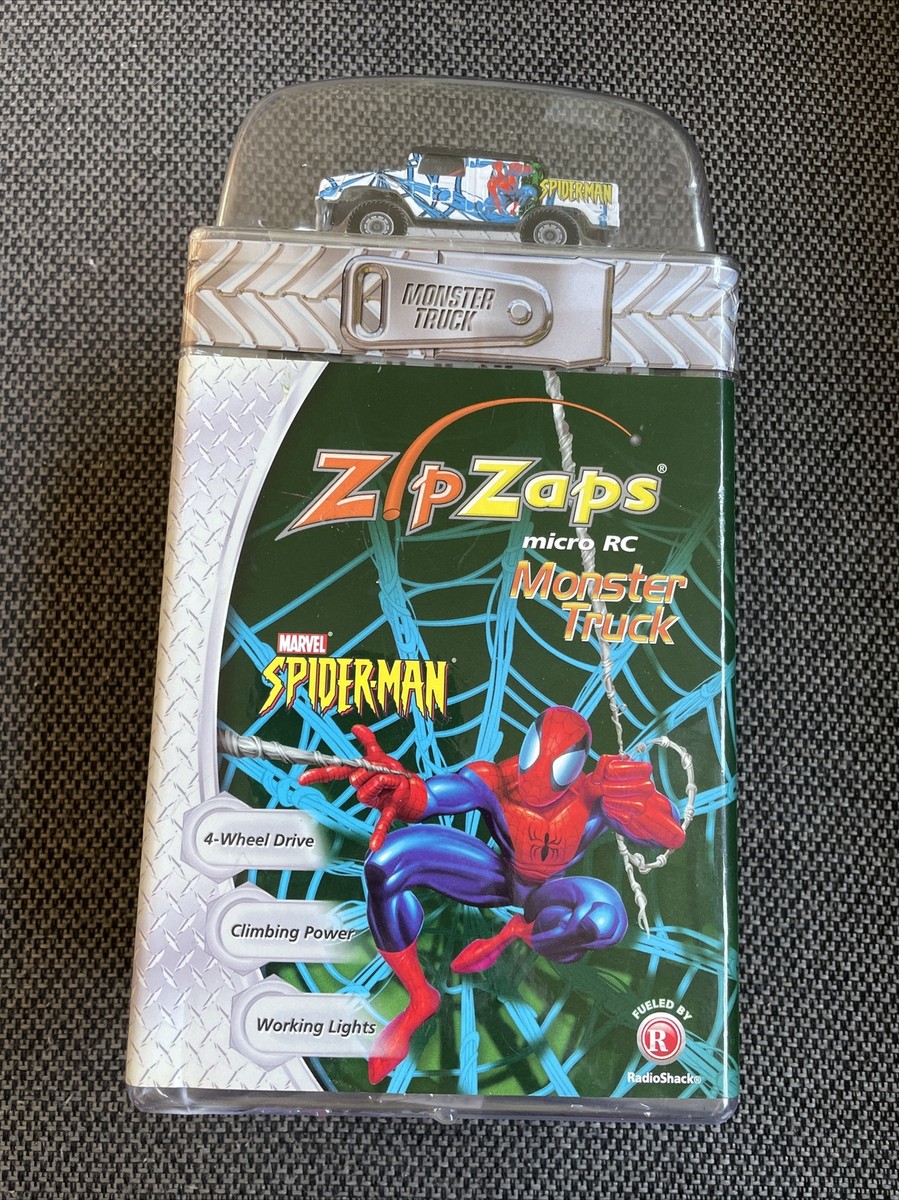 ZipZaps Micro RC Monster Truck Spider-man RadioShack NIB | eBay