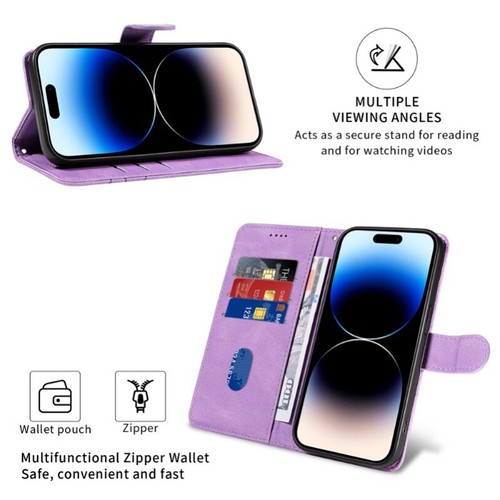 For Motorola Moto G85 G84 G54 G34 G14 G04 Edge 50 Case Wallet Leather Flip Cover - Picture 3 of 59