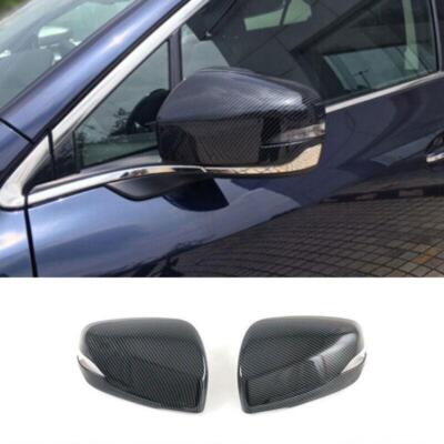 Fit For Subaru Outback 20-22 Carbon Fiber Style Rear View Side Mirrors Cap Cover