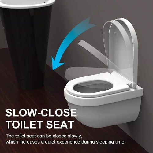 IBERGRIF tavoletta sedile tavola wc vaso water quadrata universale copri asse wc - Foto 4 di 7