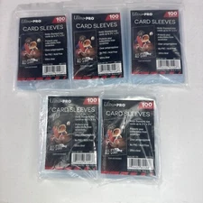 Lot of 500 Ultra PRO Card Sleeves ~5 Packs of 100=500