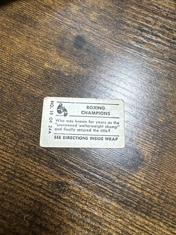 Sugar RAY ROBINSON RC 1948 Topps Magic Photos Boxing #19A Rookie Card Boxer HOF - Image 4 of 4